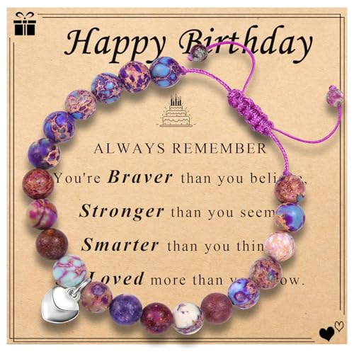 Image of Birthday Gifts for Girls Bracelets for Teen Girls Sweet Women Gifts Charm Bracelets for Daughter /Granddaughter /Niece /Friends