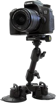 Amazon.com : Delkin Fat Gecko Triple Suction Camera Mount Bundle