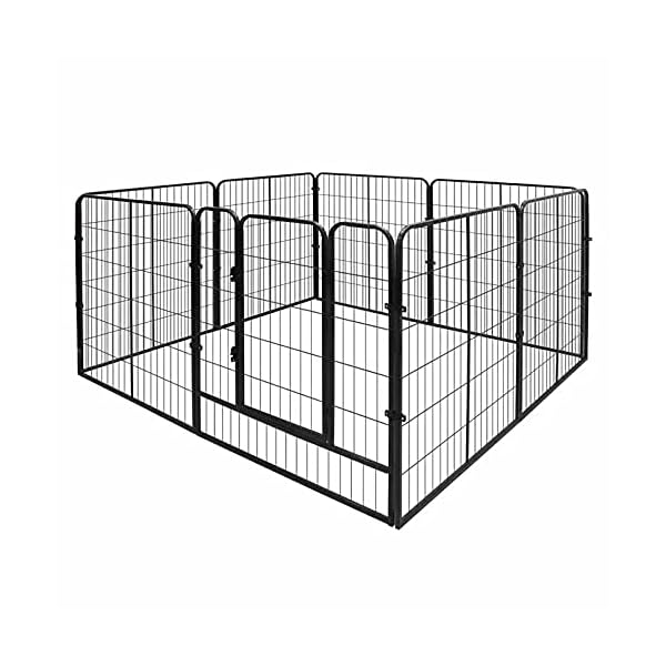 Dog Playpen,Heavy Duty Foldable Metal Indoor Outdoor Exercise Pet Pens,Dog Exercise Fence Indoor Outdoor Barrier Playpen Kennel for Dogs Cats, Large Enclosure 8 Panels Dog Playpen,Heavy Duty Foldable Metal Indoor Outdoor Exercise Pet Pens,Dog Exercise Fence Indoor Outdoor Barrier Playpen Kennel for Dogs Cats, Large Enclosure 8 Panels