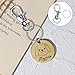 Logosophia 50 PCS Premium Keychain Making Kit - 25 Keychain Clips & 25 Key Rings, Metal Swivel Lobster Claw Clasps, for Jewelry Clasps&Name tag