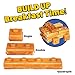 Building Brick Electric Waffle Maker- Cook Fun Buildable Waffles or Pancakes- Make Houses, Cars & Animals Out of Stackable Waffles- Bite Sized for Kids, Nonstick Waffler Iron Machine w Recipe Guide