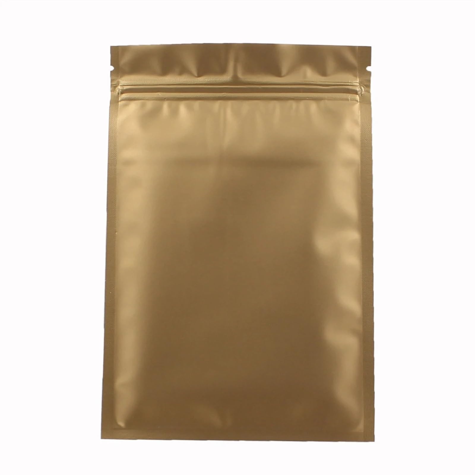 Bolsas con cierre hermético, Bolsas Ziplock planas termosellables, paquete de 100, multicolor, varios tamaños(Gold Zip Lock Bags,15x22cm)