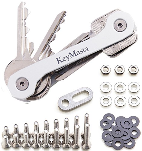 Schlüssel Organizer mit Spezial Befestigungssystem, Aluminium Keyorganiser Silber