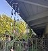 25 Inch Multi-Colored Beaded Bell Wind Chime with Starfish - Decorative Glass & Metal Wind Chime for Patio, Garden, and Backyard Relaxation