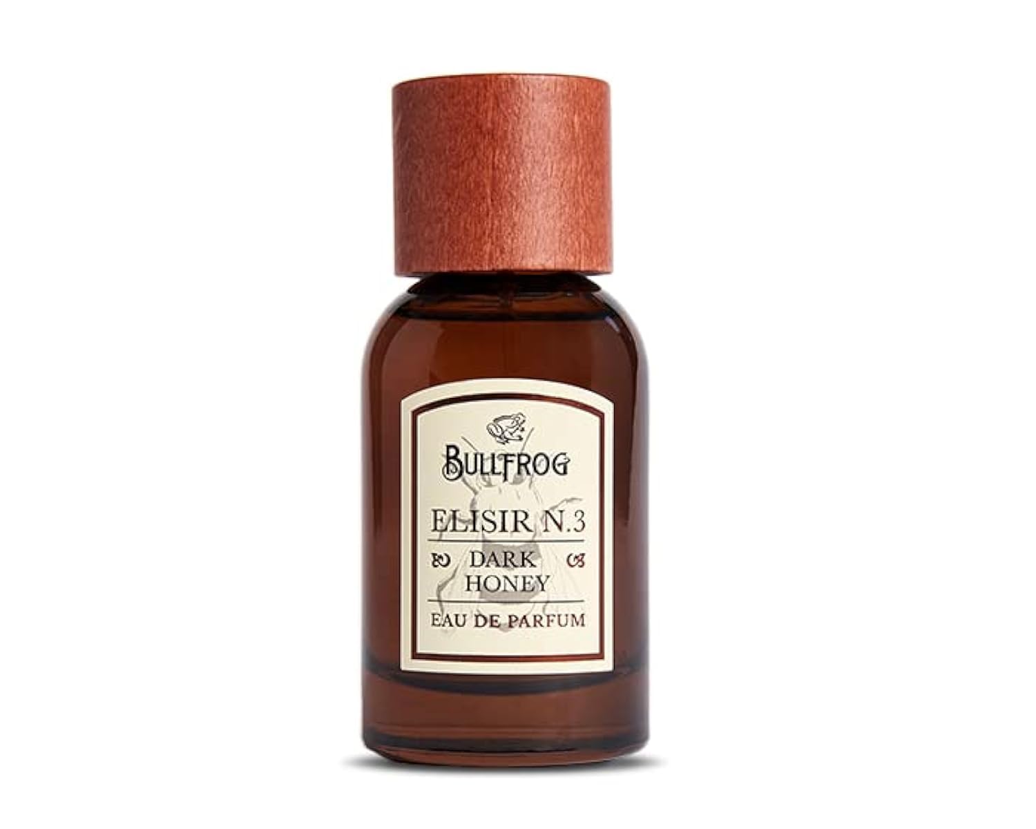 Bullfrog Eau De Parfum Elixir No.3 - Dark Honey, Warm Woody Fragrance with Grapefruit and Galbanum Notes, 100ml