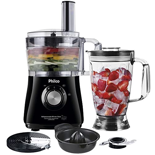 Multiprocessador de Alimentos Philco All In One Citrus Preto 220V 3 51VjvbmSCKL