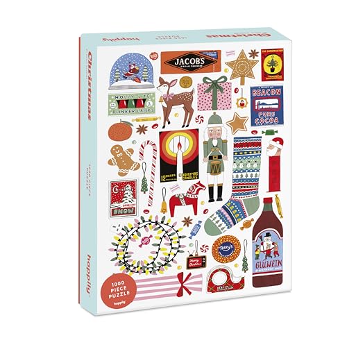 Christmas 1000 Piece Jigsaw Puzzle for Adults, Multicolor, 68cm x 48.5cm