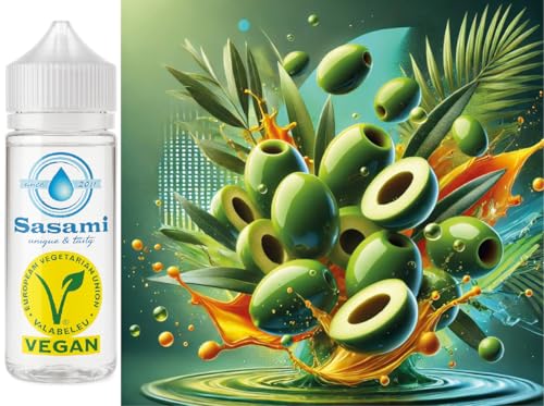 Olive verte arôme concentré 100 ml formule végétale Sasami