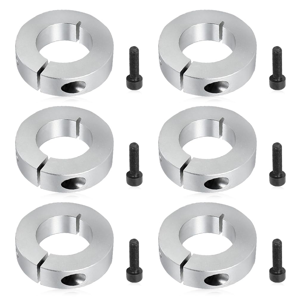 4 Collari Doppi Per Alberi Da 16mm - Fermo In Alluminio Anodizzato Per Macchine Utensili - Foto 5