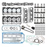 5.7 HEMI Camshaft and MDS Lifters Kit w/Timing Chain & Head Gaskets Set, Compatible with 2009-2015 Dodge Ram 1500 Durango 5.7L Hemi V8 53022263AF