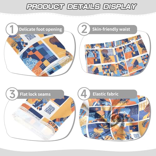 KLL Beautiful African Woman Toddler Girls' Leggings Fashion Full Length Pants Sports3