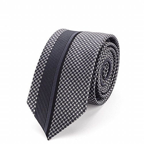 Cravate gris soie ZBPD 6cm pour look professionnel chic