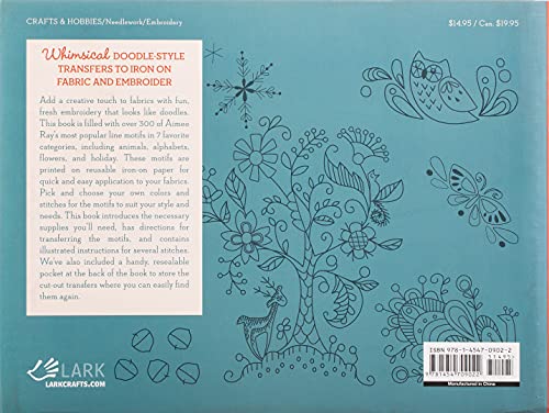 Doodle Stitching Transfer Pack: 300+ Embroidery Patterns - Image 2