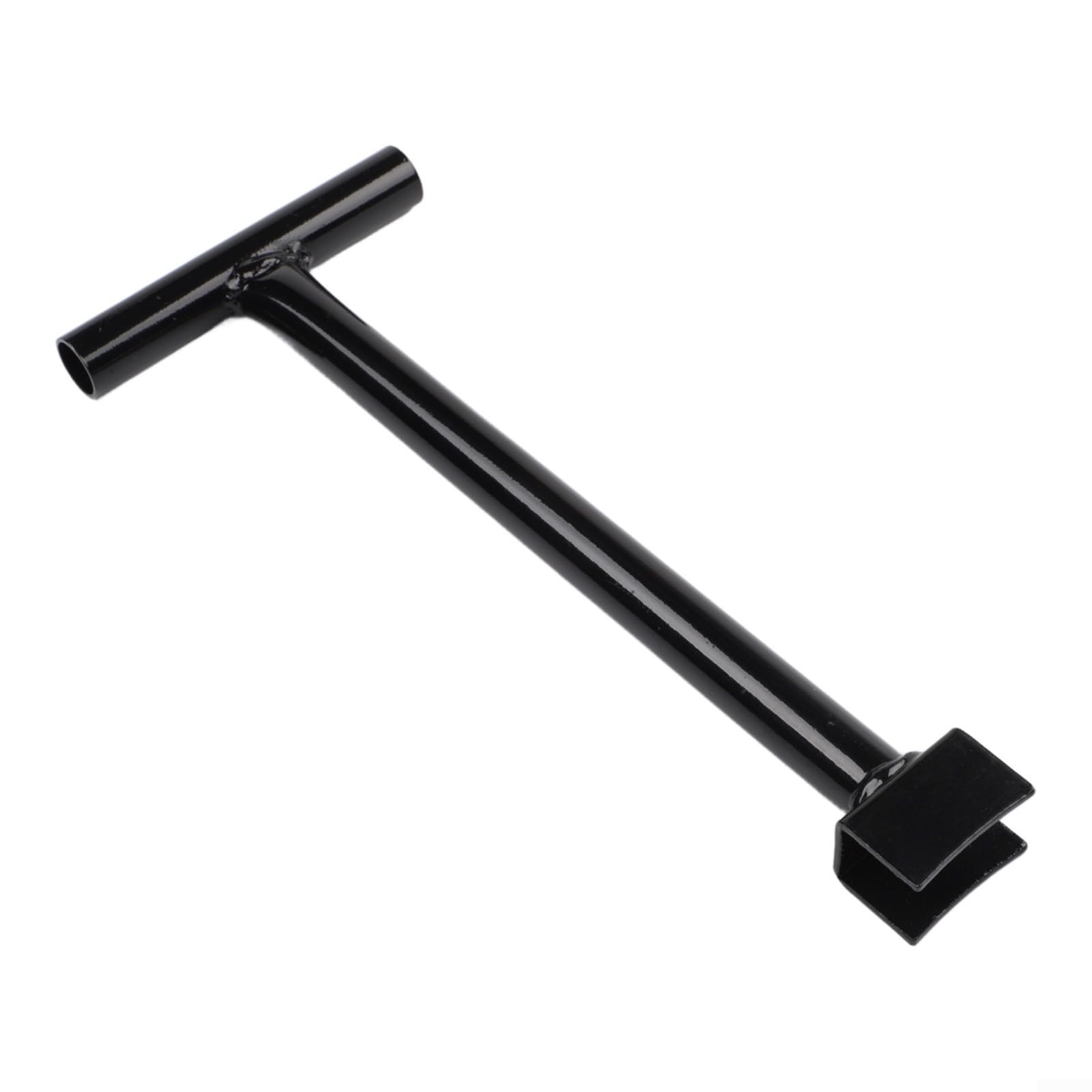 Extended Stem Valve, PVC Ball Valve Handle, Iron Round Tube Extension, 30cm/60cm Red T-Handle for Deep Well, Underground Pipeline Operation(30cm)