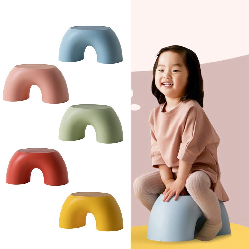 Sgabello in plastica per vasino per Bambini, Sgabelli per apprendimento per la Scuola Materna, poggiapiedi Leggeri in plastica, Semplice Sgabello per Bambini per vasino per Bambini