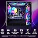 STGAubron Gaming PC Desktop Computer, Intel Core i7 up to 3.9G, GeForce GTX 1660 Super 6G, 32GB RAM, 1TB SSD, WiFi, BT 5.0, RGB Fan x6, Windows 11 Home