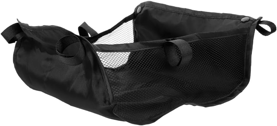 BESTonZON Umbrella Stroller Storage Basket Under Seat Mesh Net Bag Attachment, Pushchair Organizer Caddy for Diapers & Shopping