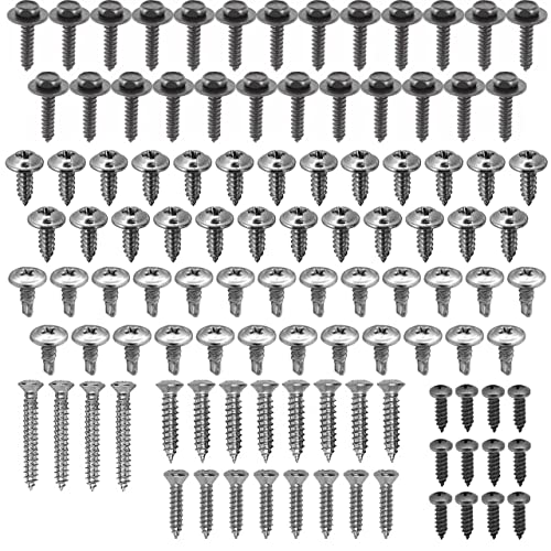 111-Piece Interior Exterior Engine Bay Trim Screw Hardware Kit
