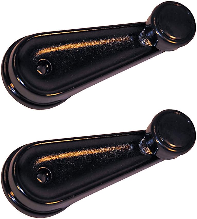 Mytee Products (2 Pack) Window Crank Handle, Black Replaces OEM: 1649-776-C