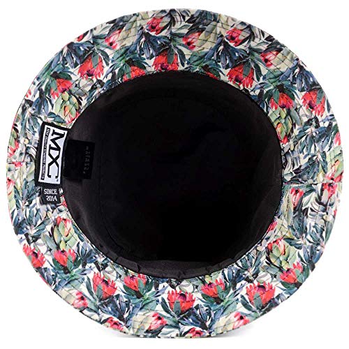 Chapéu Bucket Hat MXC BRASIL Floral Flores Florido Tamanho:Único;Cor:Preto
