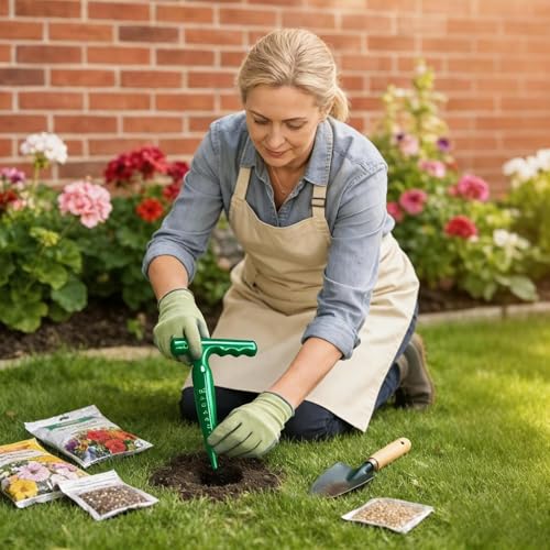 Herramienta de mano para cavar hoyos en plantas miniatura 3