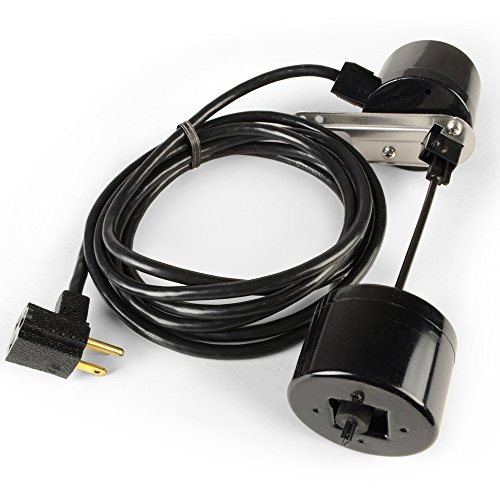ECO-FLO PRODUCTS INCORPORATED EFVSWPLG 10' Vertical Piggyback Float Switch w/Bypass Plug