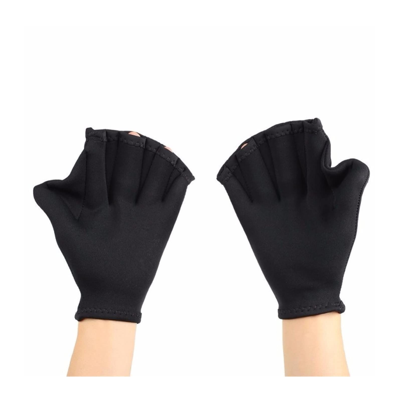 Schwimmhandschuhe mit Schwimmhäuten, Tauchtrainingshandflossen, Schwimmfinger-Frosch-Handschuhe for Surfen, Paddeln