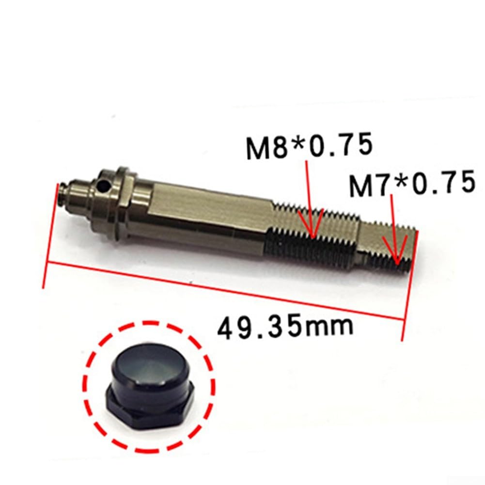 Main Shaft For CURADO for SLXB Baitcasting Reels Lightweight Aluminum Alloy Bait Casting Fishing Reel Main Shaft With Nut(left hand)