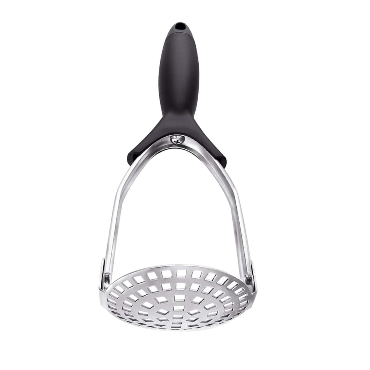 SOLUSTRE Manual Potato Masher Vegetable Ricer for Potatoes Avocado Yams More Easy to Use Kitchen Tool Comfortable Grip Dishwasher Safe