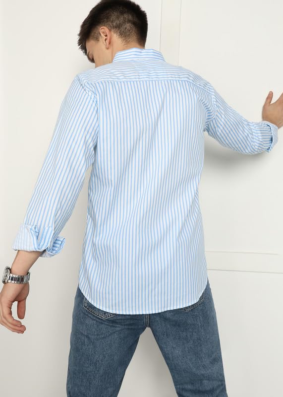 Image of Men's Cotton Casual Printed Solid Stylish Shirt for Men