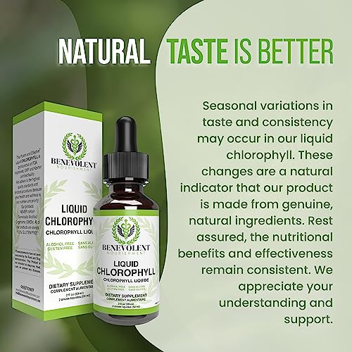Benevolent Nourishment CHL01 Benevolent Chlorophyll Liquid Drops, 4 Month Supply Liquid Chlorophyll Supplement thumb #5