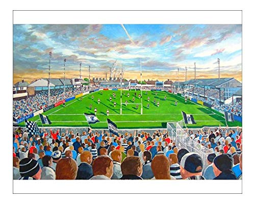 Media Storehouse 10x8 Print of Naughton Park Stadium Fine Art - Widnes Vikings Rugby League (14645989)