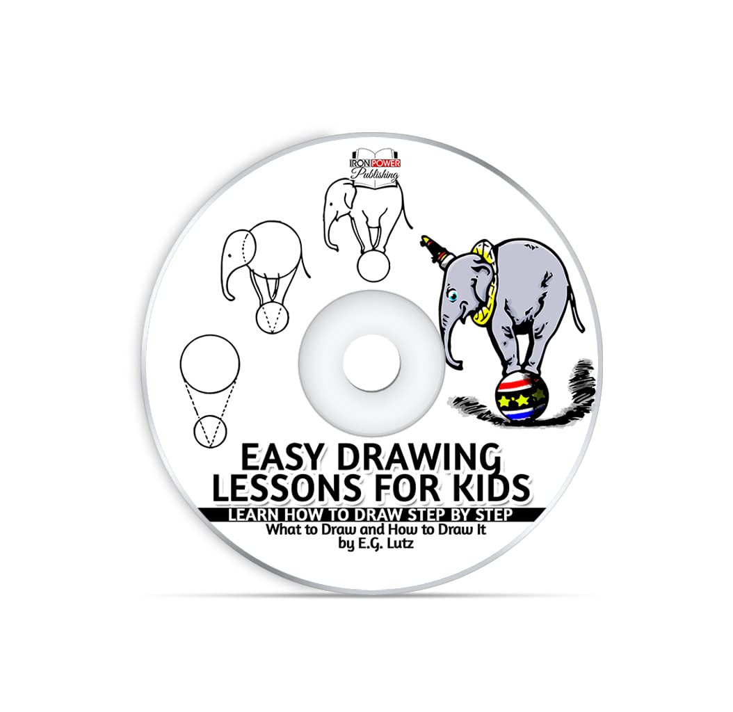 Ironpower Publishing Learn How to Draw Step by Step - Easy Drawing Lessons for Kids - Beginners Level DVD Video Tutorial by E.G. Lutz - Image 3