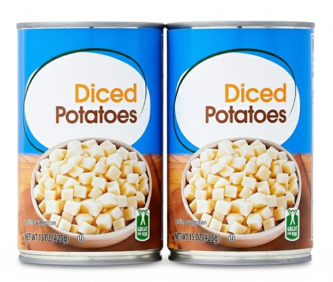 Canned Diced Potatoes, Gluten-Free, 15 oz Can (2 Pack)