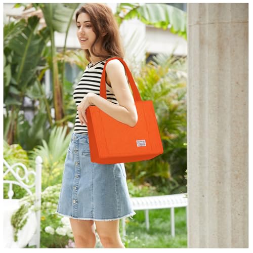 Image of Valleycomfy Corduroy Tote Bag for Women Travel Crossbody Bag | Purse Women Shoulder Bags Work Handbags Everyday Hobo Bag