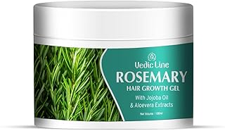Vedicline Rosemary Hair Gel with Aloe Vera, Argan Oil & Jojoba Oil, Promotes Thicker Hair & Enhances Shine for Healthy, Radiant Locks, 100ml-picture-54