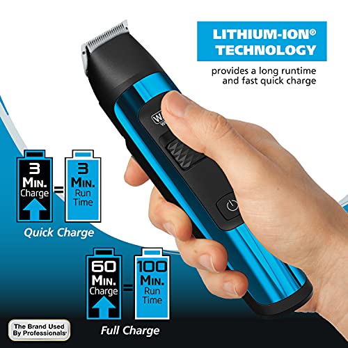 Wahl Manscaper Rechargeable Deluxe Hair Trimmer And Shaver For Total Body Grooming And Your Hair Down There With Safe-Touch Detachable Stainless Steel Precision Blades - Model 5708 #TOP7