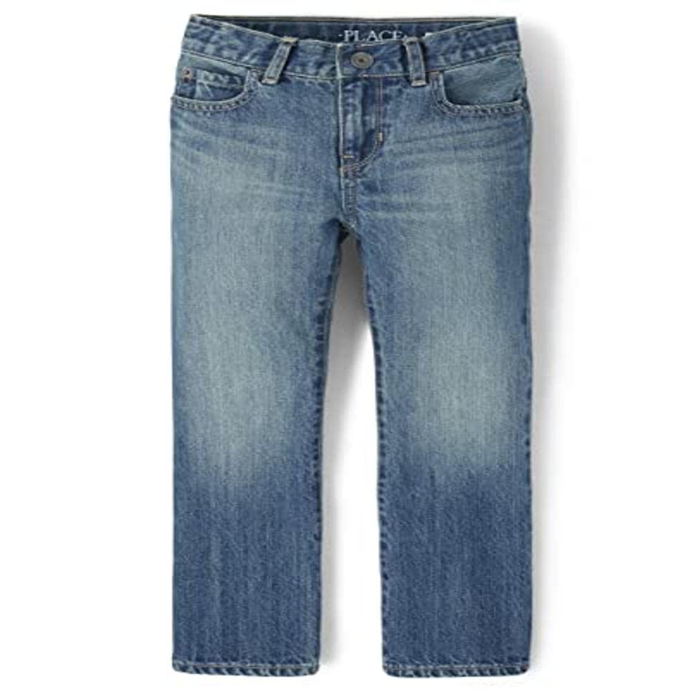 The Children's Place Boys Bootcut Jeans Regular 10 Pierce Wash