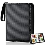🌟【Design perfetto】 Il porta carte è dotato di una cerniera e di un cinturino da polso, che lo rendono più comodo da trasportare e questo design impedisce anche la caduta delle carte.