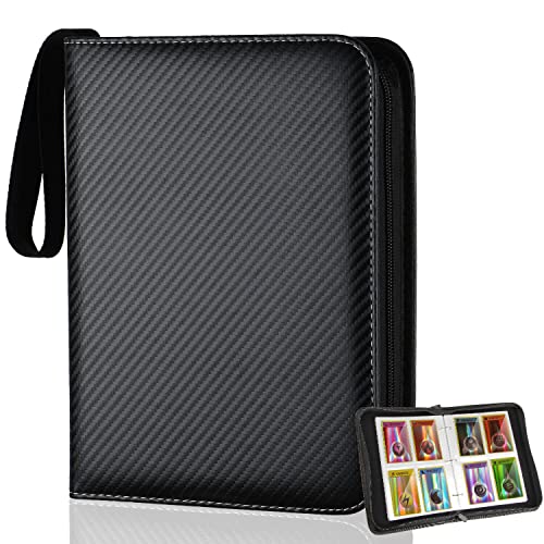 🌟【Design perfetto】 Il porta carte è dotato di una cerniera e di un cinturino da polso, che lo rendono più comodo da trasportare e questo design impedisce anche la caduta delle carte.