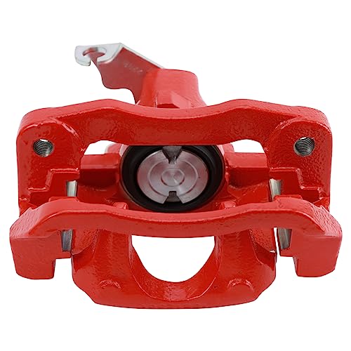 Image of TRQ Performance Rear Brake Pad and Rotor Set Ceramic Coated Drilled Slotted