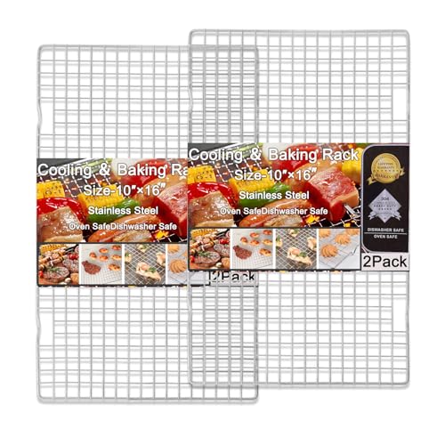 Cleaning Brush Included Cooling Rack for Cooking and Baking - 10