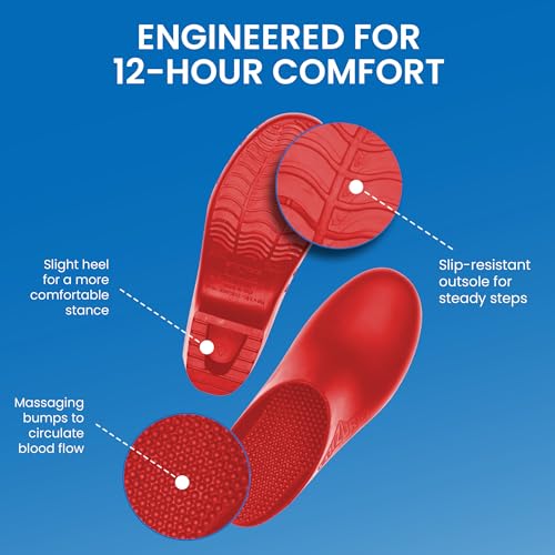 Image of CALZURO Classic Work Clogs Without Holes - Unisex Nursing Clogs - Non Slip Shoes - Autoclavable Rubber Kitchen Shoes for Women and Men -