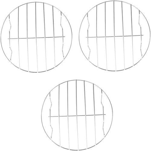 STOBAZA 3 piezas de accesorios de cocina de cocina de vapor soporte de vapor estante para cocinar latas de conservas estante de vapor estante de