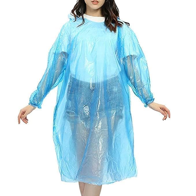 zostica Disposable Pocket Raincoat for Men Women, Waterproof Emergency Rain Poncho with Hood, Foldable Rain Card Wallet Size Travel Rain Wear for Outdoor Trekking Camping Commuting, Blue-picture-41