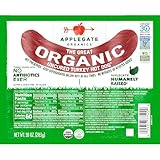 Applegate Great Organic Turkey Hot Dog Uncured, 10oz