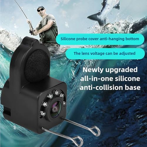 Image of Underwater Fishing Camera with Infrared Night Vision, IP67 Waterproof Portable Fish Finder for Ice Fishing, Kayak, Boat, River & Lake