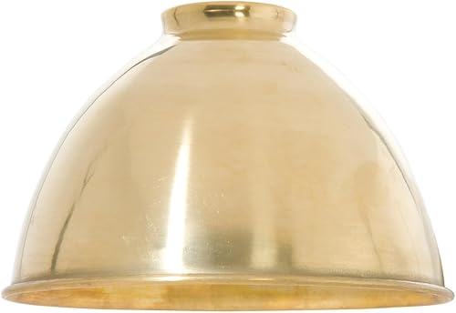 Miniatura 7 de B&P Lamp® Persianas de cúpula de metal de estilo industrial Blanco,Negro -,Rojo -,Azul,Latón,Verde,Harvest Gold,Mate negro,Cobre