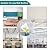 WYIRONG 10 Pack Drywall Repair Kit for Large Holes, 4/6/8 Inch Dry Wall Patch Kits for Erase a Small Nail Hole, Plaster Wall Patching Self Adhesive Aluminum Mesh with Scraper and Sandpaper