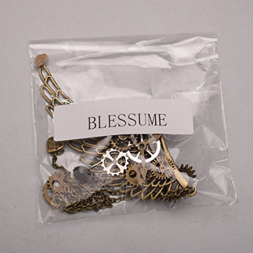 Blessume 5812423206 1Pc Vintage Steampunk Hair Clip Unisex Punk Gothic Headwear One Size thumb #5